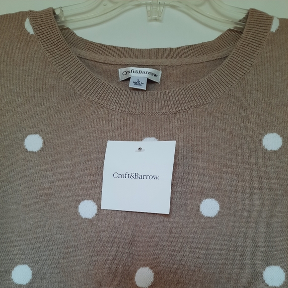 Croft & Barrow NWT sweater size L. - Picture 2 of 8